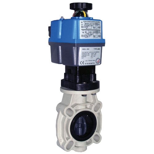 Valvola a farfalla - IND  - Cepex SER - con attuatore elettrico / per controllo di flusso / per applicazioni industriali