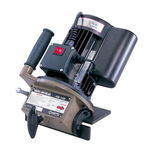 Smussatrice elettrica - HB-15B - Nitto Kohki Europe - portatile / mobile / per lamiere