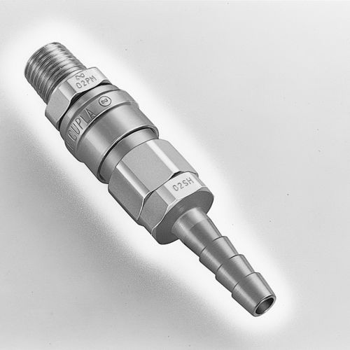 Raccordo pneumatico - Super Cupla  - Nitto Kohki Europe - push-to-lock / a bicchiere / in acciaio