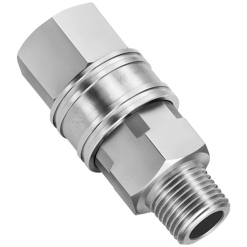 Raccordo idraulico - TSP Cupla  - Nitto Kohki Europe - pneumatico / a bicchiere / in ottone