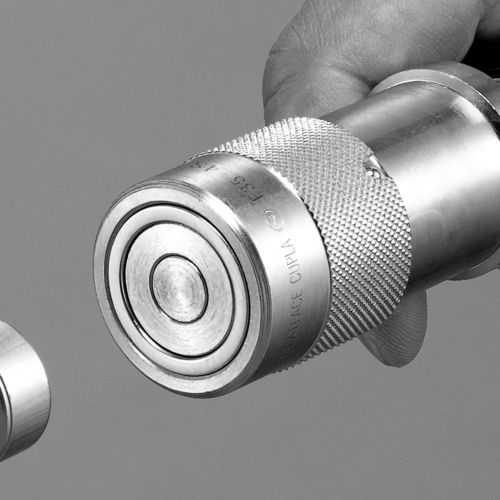 Raccordo idraulico - Cupla F35 - Nitto Kohki Europe - push-to-lock / a bicchiere / in acciaio