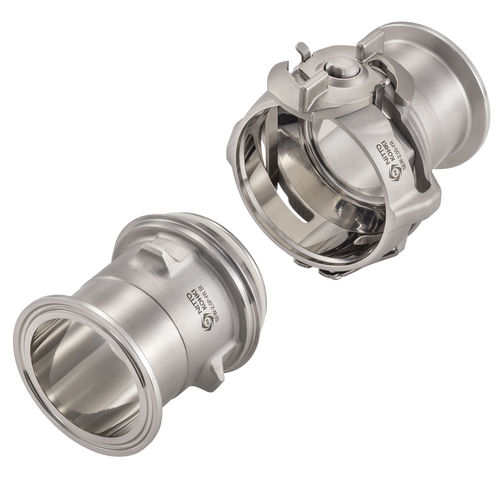 Raccordo igienico - Hygienic Cupla - Nitto Kohki Europe - idraulico / per aria compressa / rapido