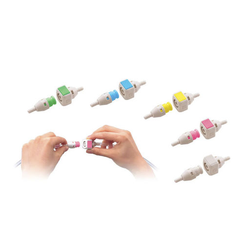 Raccordo idraulico - Cube Cupla  - Nitto Kohki Europe - pneumatico / push-to-lock / scanalato