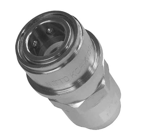 Raccordo idraulico - Semicon Cupla SCY - Nitto Kohki Europe - pneumatico / rapido / in acciaio inossidabile