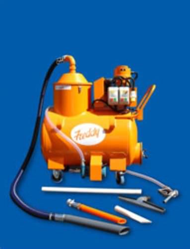 Aspiratore industriale - Ecovac - Freddy - per olio e trucioli / trifase / mobile