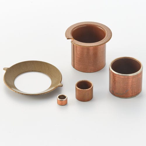 Cuscinetto liscio autolubrificante - TECHMET B - OILES Deutschland GmbH - cilindrico / in bronzo sinterizzato / multistrato