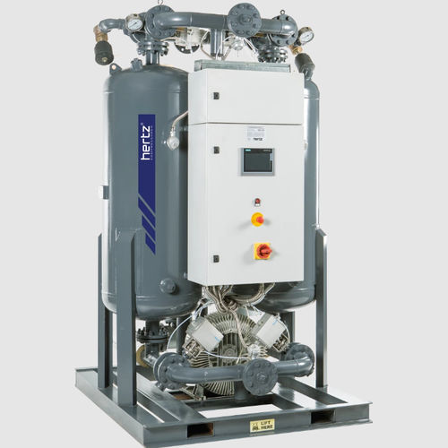 Essiccatore per aria compressa ad adsorbimento - HBP series  - Hertz Kompressoren GmbH - monostadio / ventola di spurgo / calore esterno