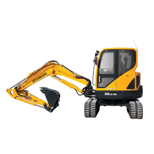Escavatore compatto - R60CR-9A - Hyundai Construction Equipment Americas, Inc. - midi / cingolato / Tier 4 finale