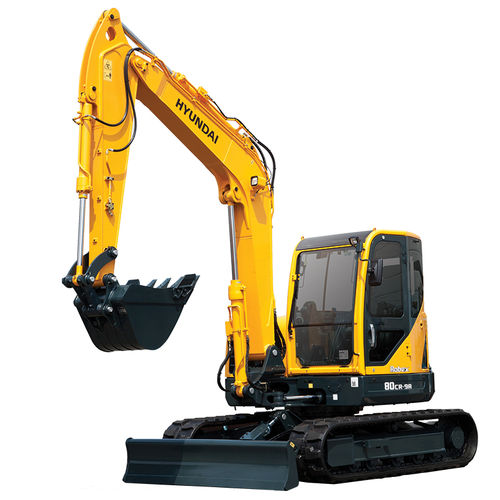Escavatore compatto - R80CR-9A  - Hyundai Construction Equipment Americas, Inc. - midi / cingolato / Tier 4 finale