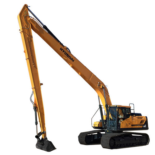 Escavatore a manico lungo - HX220A LR - Hyundai Construction Equipment Americas, Inc. - intermedio / cingolato / Tier 4 finale