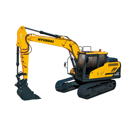 Escavatore intermedio - HX140A L - Hyundai Construction Equipment Americas, Inc. - cingolato / diesel / per cantiere di costruzione