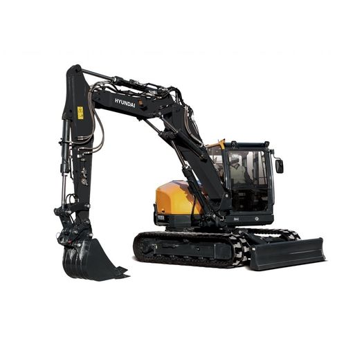 Escavatore di grandi dimensioni - HX85A - Hyundai Construction Equipment Americas, Inc. - cingolato / diesel / per cantiere di costruzione