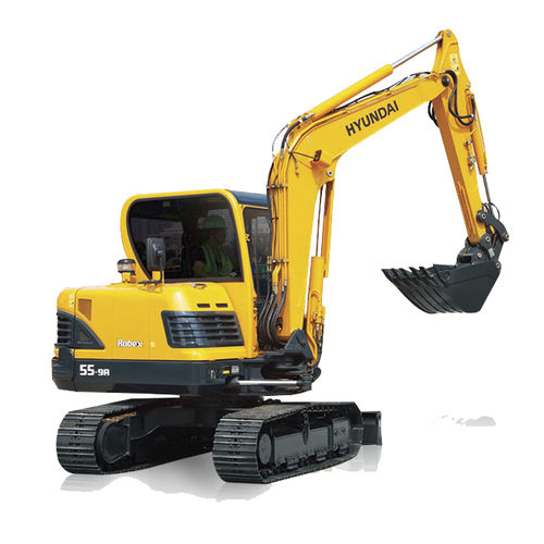 Escavatore compatto - R55-9A - Hyundai Construction Equipment Americas, Inc. - midi / cingolato / Tier 4 finale
