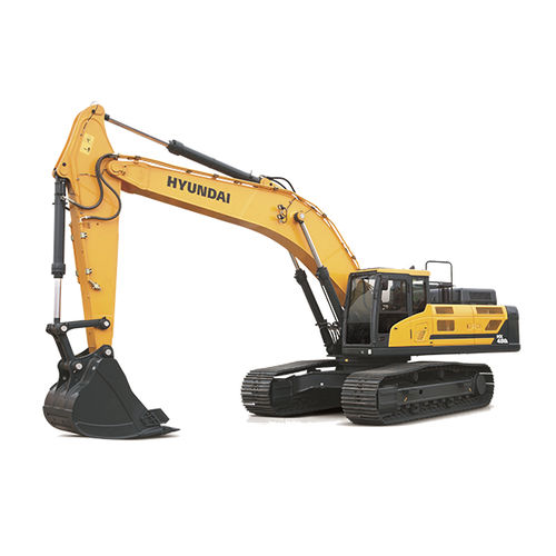 Escavatore intermedio - HX480A L - Hyundai Construction Equipment Americas, Inc. - cingolato / Tier 4 finale / per cantiere di costruzione
