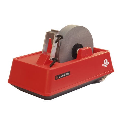 Smerigliatrice da banco - SCANSLIB 200 - Scantool Group - elettrica / angolare / per pietra