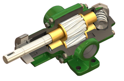 Pompa idraulica a ingranaggi - max. 300 psi, max. 135 gpm | AE series - Roper Pump
