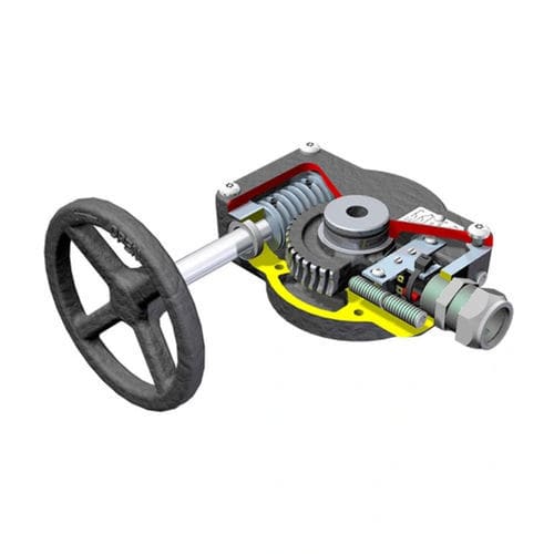 Riduttore a vite senza fine - FB series - Rotork - ad assi ortogonali / manuale
