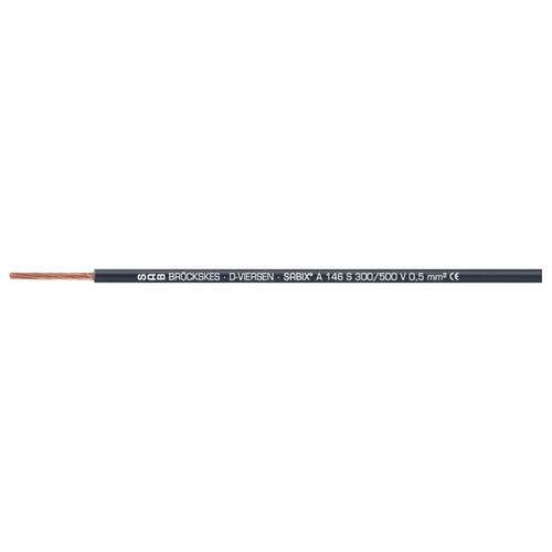Filo elettrico senza alogeni - SABIX® A 146 FRNC - SAB BROECKSKES GMBH & Co. KG - isolato / in rame / elastico