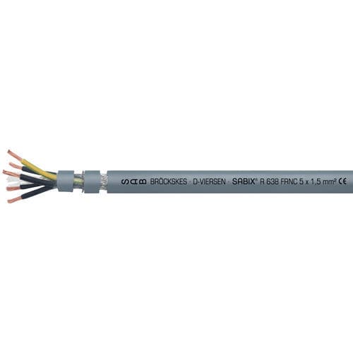 Cavo elettrico senza alogeni - SABIX® R 638 FRNC - SAB BROECKSKES GMBH & Co. KG - di alimentazione / DIN / isolato