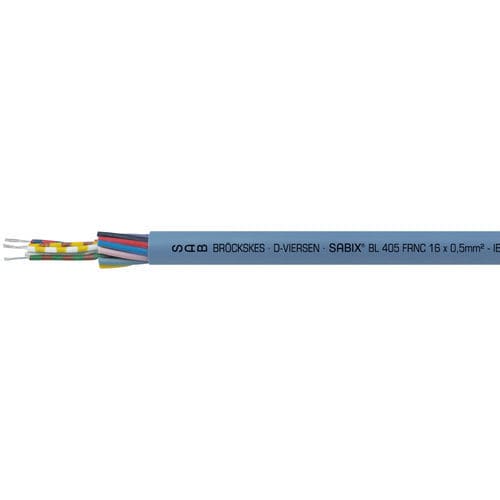 Cavo elettrico senza alogeni - SABIX® BL 405 FRNC - SAB BROECKSKES GMBH & Co. KG - di dati / DIN / isolato