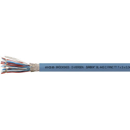 Cavo elettrico senza alogeni - SABIX® BL 443 C FRNC TT - SAB BROECKSKES GMBH & Co. KG - di dati / DIN / isolato