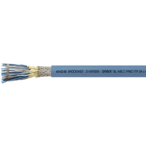 Cavo elettrico senza alogeni - SABIX® BL 446 C FRNC FTP - SAB BROECKSKES GMBH & Co. KG - di dati / DIN / isolato