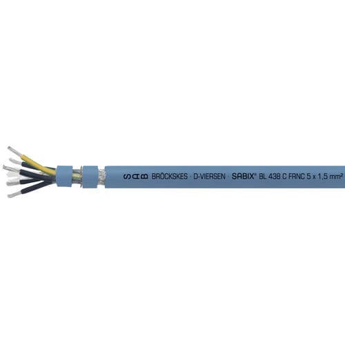Cavo elettrico senza alogeni - SABIX® BL 438 C FRNC - SAB BROECKSKES GMBH & Co. KG - di alimentazione / isolato / antifiamma