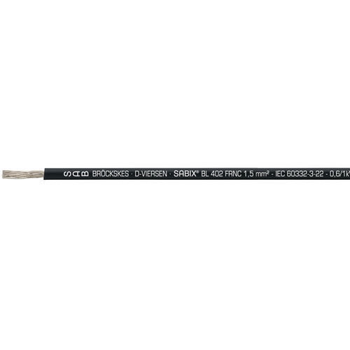 Cavo elettrico flessibile - SABIX® BL 402 FRNC - SAB BROECKSKES GMBH & Co. KG - di alimentazione / isolato / antifiamma