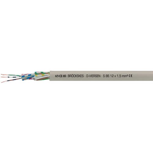 Cavo elettrico per catena portacavi - SD 86 - SAB BROECKSKES GMBH & Co. KG - di dati / DIN / isolato
