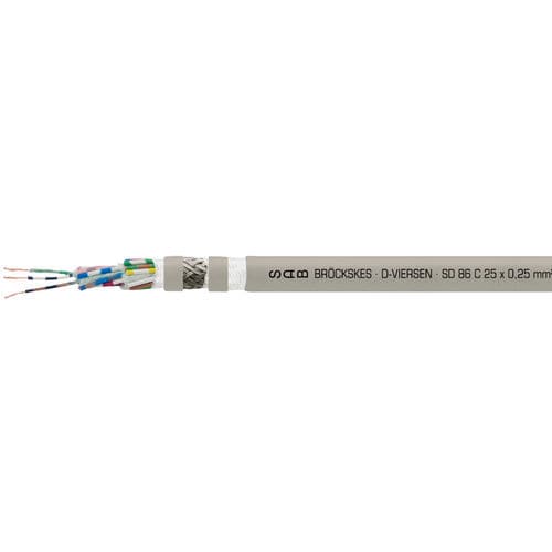 Cavo elettrico per catena portacavi - SD 86 C - SAB BROECKSKES GMBH & Co. KG - di dati / DIN / isolato