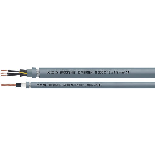 Cavo elettrico flessibile - S 200 C  - SAB BROECKSKES GMBH & Co. KG - ibrido / isolato / resistente all'olio