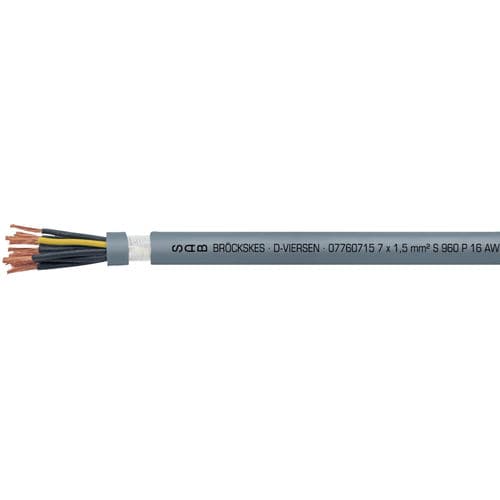 Cavo elettrico ad alta flessibilità - S 960 P - SAB BROECKSKES GMBH & Co. KG - di dati / DIN / isolato
