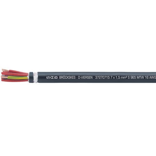 Cavo elettrico ad alta flessibilità - S 965 MTW - SAB BROECKSKES GMBH & Co. KG - di alimentazione / DIN / isolato