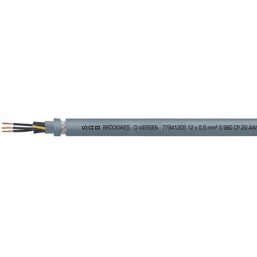 Cavo elettrico ad alta flessibilità - S 980 CP  - SAB BROECKSKES GMBH & Co. KG - di dati / DIN / isolato