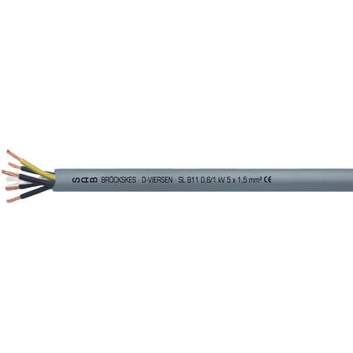 Cavo elettrico per servomotore - SL 811 - SAB BROECKSKES GMBH & Co. KG - di alimentazione / DIN / isolato