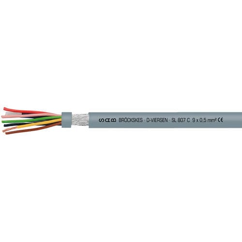 Cavo elettrico per servomotore - SL 807 C - SAB BROECKSKES GMBH & Co. KG - di alimentazione / isolato / resistente all'olio