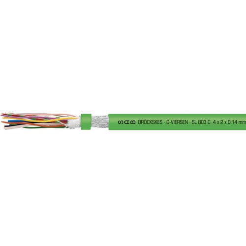 Cavo elettrico per servomotore - SL 803 C - SAB BROECKSKES GMBH & Co. KG - RF / isolato / resistente all'olio