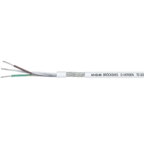 Cavo elettrico di dati - TD 833 CF - SAB BROECKSKES GMBH & Co. KG - DIN / coassiale / isolato