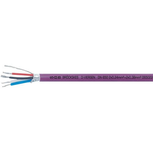 Cavo elettrico DeviceNet - DN 650 - SAB BROECKSKES GMBH & Co. KG - di dati / DIN / isolato