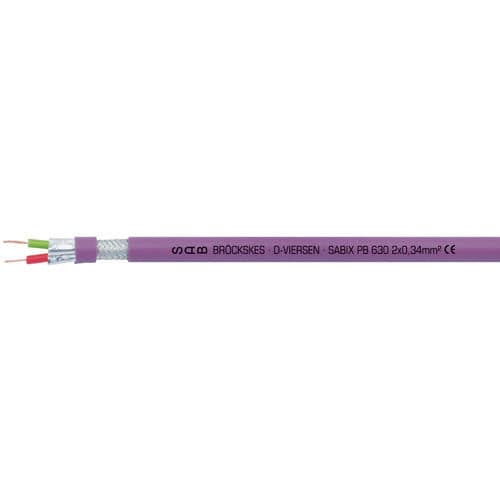 Cavo elettrico PROFIBUS-DP - SABIX® PB 630 - SAB BROECKSKES GMBH & Co. KG - di dati / DIN / isolato