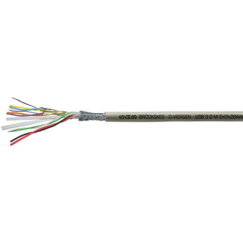 Cavo elettrico USB 3.0 - 06061018 - SAB BROECKSKES GMBH & Co. KG - di dati / isolato / per alte temperature