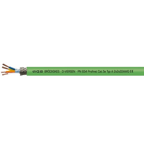 Cavo elettrico ProfiNet - PN 654 - SAB BROECKSKES GMBH & Co. KG - di dati / RJ45 / isolato