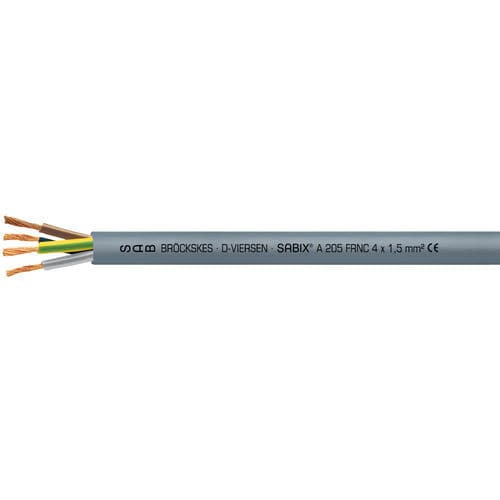 Cavo elettrico senza alogeni - SABIX® A 205 FRNC - SAB BROECKSKES GMBH & Co. KG - di alimentazione / isolato / antifiamma