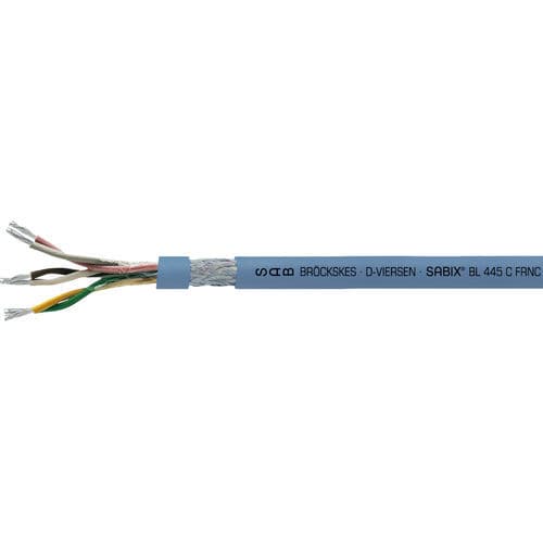 Cavo elettrico senza alogeni - SABIX® BL 445 C FRNC TP - SAB BROECKSKES GMBH & Co. KG - di dati / DIN / isolato