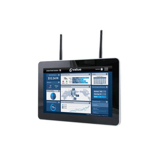 Panel PC con touch screen multitouch - SID-10WR2 - Avalue Technology Inc. - TFT LCD / con touchs creen capacitivo PCAP / con retroilluminazione a LED