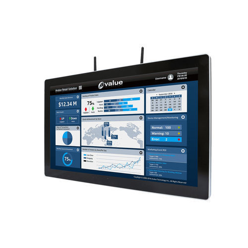 Panel PC con touch screen multitouch - SID-21WR2 - Avalue Technology Inc. - TFT LCD / con touchs creen capacitivo PCAP / con retroilluminazione a LED