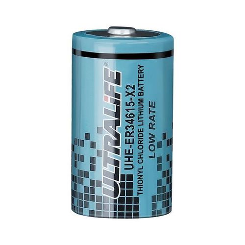Batteria Li-SoCl2 - UHE-ER34615-X2 - Ultralife Corporation - tipo D / 3 V / per illuminazione d'emergenza