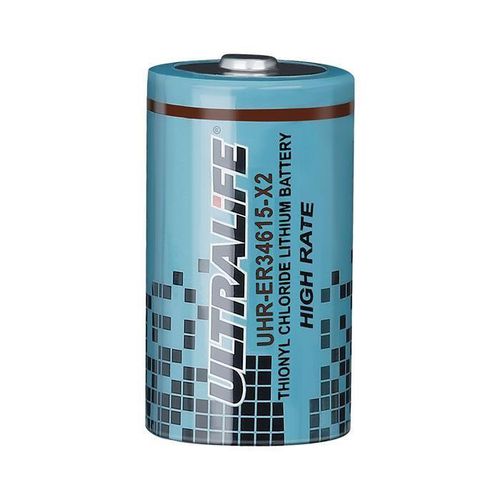 Batteria Li-SoCl2 - UHR-ER34615-X2 - Ultralife Corporation - tipo D / 3 V / per illuminazione d'emergenza