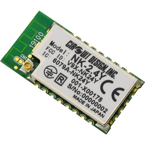 Modulo radio 2.4 Ghz - NK-2.4Y - Circuit Design, Inc. - multivia / per salto di frequenza / con antenna integrata