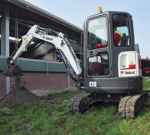 Miniescavatore - E26 - BOBCAT - cingolato / Tier 4 finale / per cantiere di costruzione